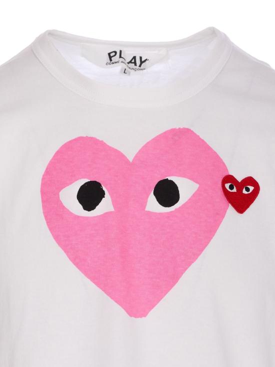 26SS 꼼데가르송 반팔 티셔츠 AXT1064 PINK - COMME DES GARCONS