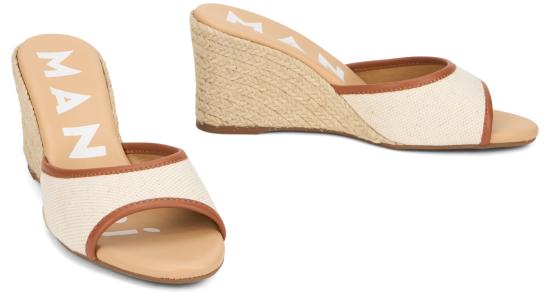 26SS 마네비 뮬/슬리퍼 X10WZNATURALANDTAN Beige - MANEBI