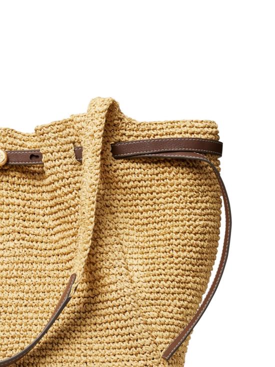 26SS 토리버치 로미 우븐 토트 백 178696254 Beige - TORY BURCH