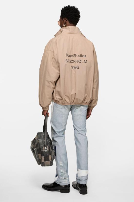 26FW 아크네 스튜디오 로고 지퍼 자켓 B90863FNMNOUTW001264 ADY MSRMBEIGE - ACNE STUDIOS