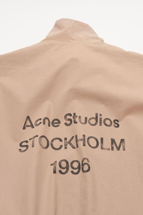 26FW 아크네 스튜디오 로고 지퍼 자켓 B90863FNMNOUTW001264 ADY MSRMBEIGE - ACNE STUDIOS