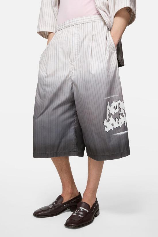 26FW 아크네 스튜디오 숏팬츠 BE0223FNMNSHOR000329 AO0 WHITEBROMW - ACNE STUDIOS