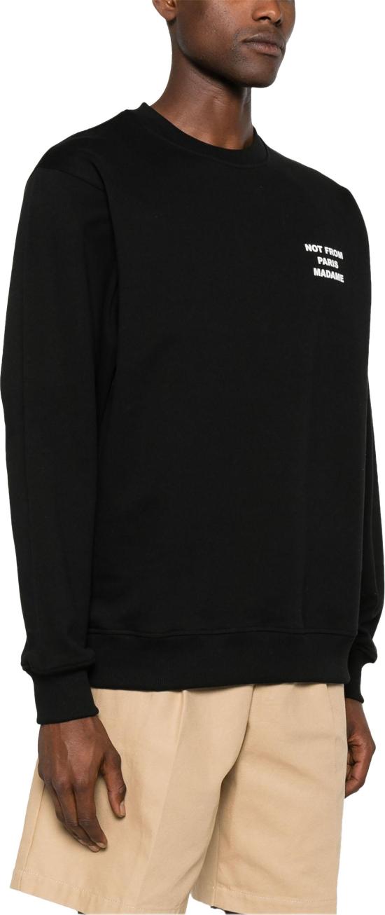 26FW 드롤드무슈 스웨터 PERMSW149CO127BL BLACK - DROLE DE MONSIEUR