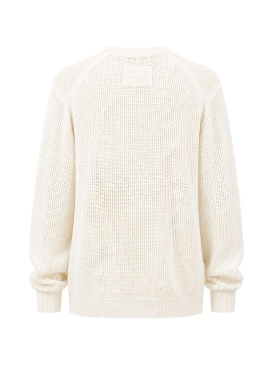 26SS 메종키츠네 스웨터 QM00807KT1197 0383 PUREECRU - MAISON KITSUNE