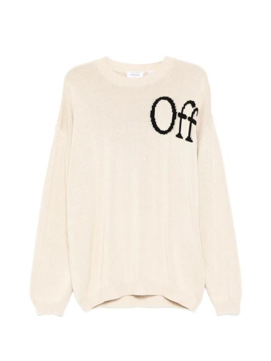 26SS 오프화이트 스웨터 OMHE20QS26KNI001 1010 CREAM