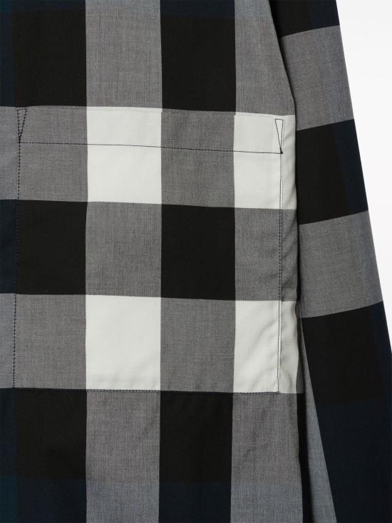 26FW 버버리 체크 코튼 셔츠 8073216 A1960 NAVYIPCHEC - BURBERRY
