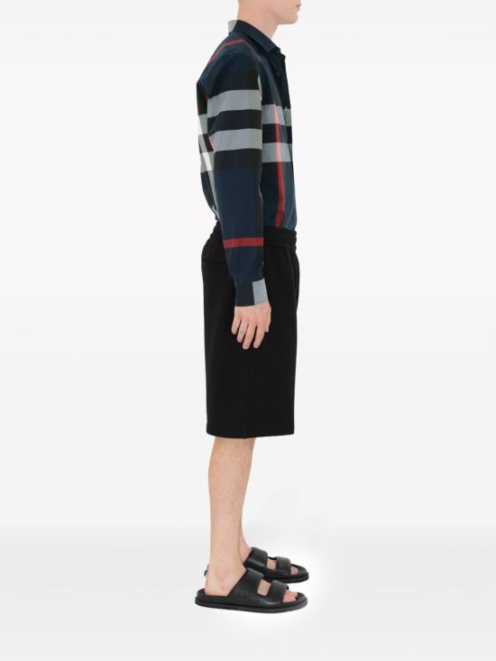 26FW 버버리 체크 코튼 셔츠 8073216 A1960 NAVYIPCHEC - BURBERRY