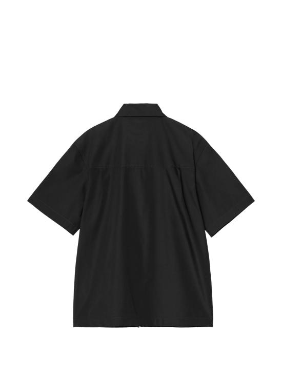26SS 칼하트 WIP 숏슬리브 포스탈 집 셔츠 I036189 K02XX BLACKWAX - CARHARTT WIP