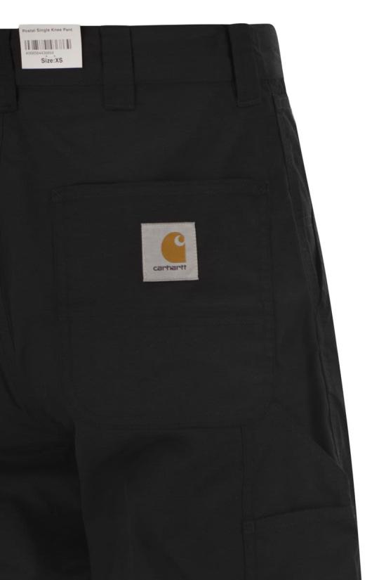 26SS 칼하트 WIP 포스탈 싱글 니 팬츠 I036139 89XX BLACK - CARHARTT WIP