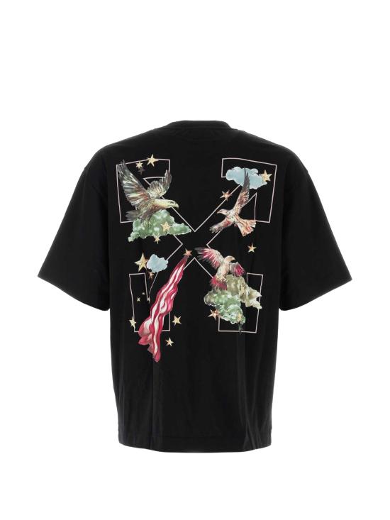 26SS 오프화이트 반팔 티셔츠 OMAA120Z26JER00300 1 BLACK - OFF WHITE