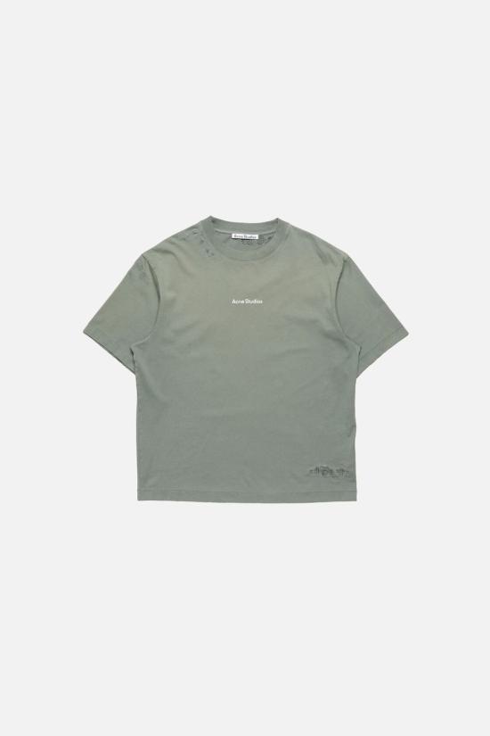 26FW 아크네 스튜디오 반팔 티셔츠 CL0446FNUXTSHI000288 BHR SLATEGREY