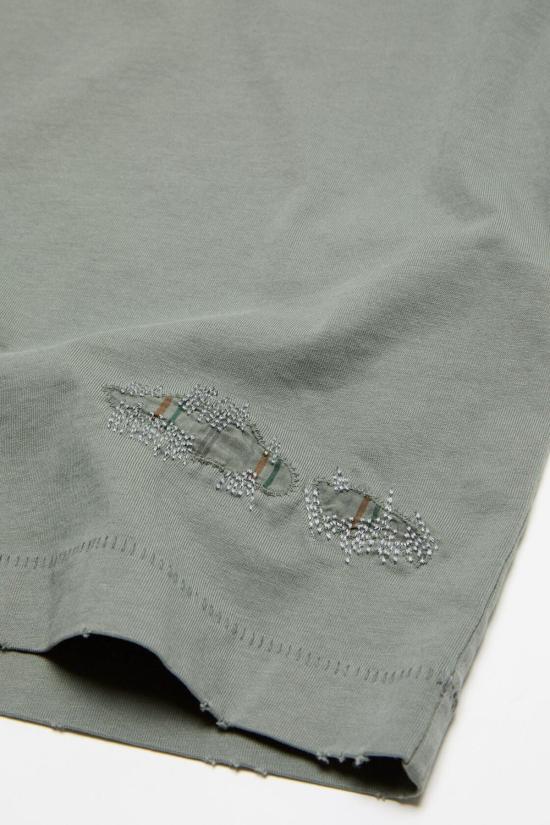 26FW 아크네 스튜디오 반팔 티셔츠 CL0446FNUXTSHI000288 BHR SLATEGREY - ACNE STUDIOS