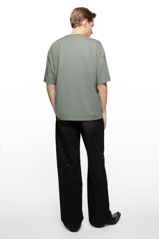 26FW 아크네 스튜디오 반팔 티셔츠 CL0446FNUXTSHI000288 BHR SLATEGREY - ACNE STUDIOS