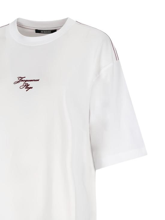 26SS 자크뮈스 반팔 티셔츠 26ETSU00320AJ00 1NG EMBROIDERY - JACQUEMUS