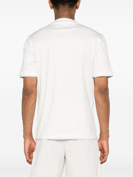 26SS 브루넬로 쿠치넬리 반팔 티셔츠 M0B138521P CAP04 WHITE - BRUNELLO CUCINELLI