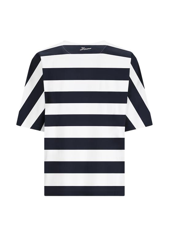 26SS 자크뮈스 폴로 티셔츠 26ETSM00581AJ00 3FR PRINTVERTI - JACQUEMUS