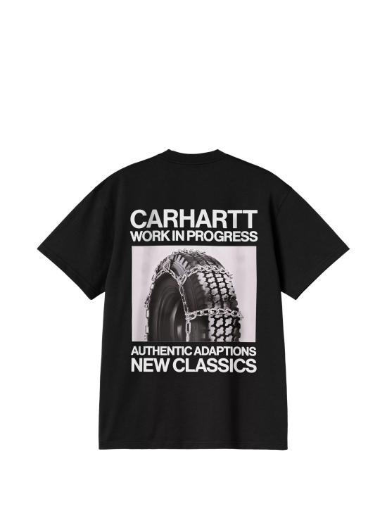 26SS 칼하트 WIP 숏슬리브 션 해밀턴 03 티셔츠 I036270 89XX BLACK - CARHARTT WIP