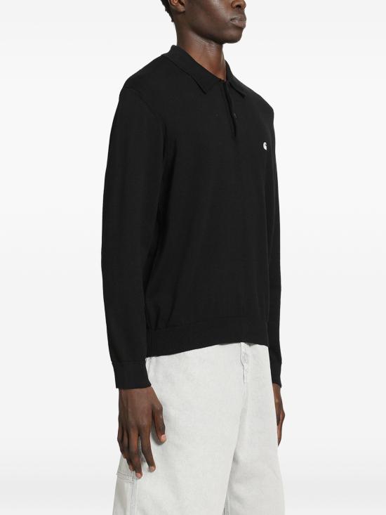 26SS 칼하트 WIP 롱슬리브 매디슨 폴로 I036162 0D2XX BLACKWHITE - CARHARTT WIP