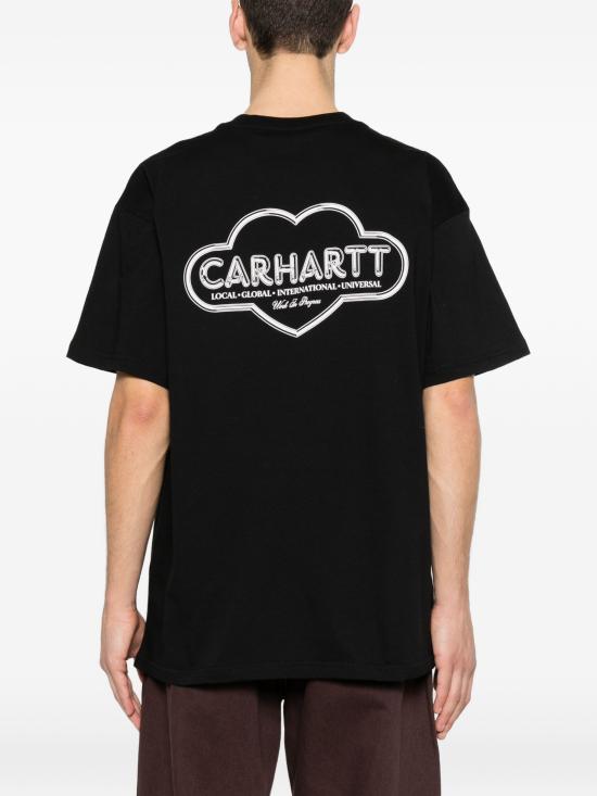 26SS 칼하트 WIP 숏슬리브 클라우드 하트 티셔츠 I036244 89XX BLACK - CARHARTT WIP