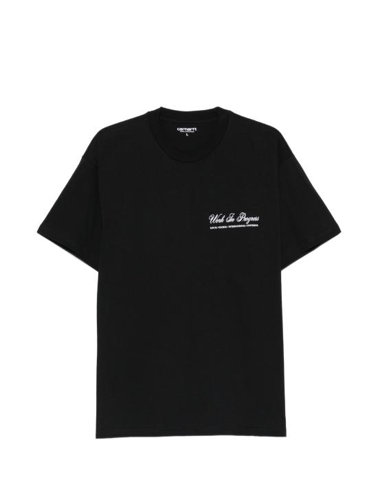 26SS 칼하트 WIP 숏슬리브 클라우드 하트 티셔츠 I036244 89XX BLACK