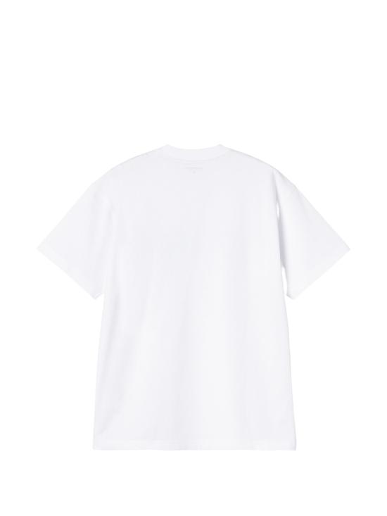 26SS 칼하트 WIP 숏슬리브 모노그램 티셔츠 I036212 02XX WHITE - CARHARTT WIP