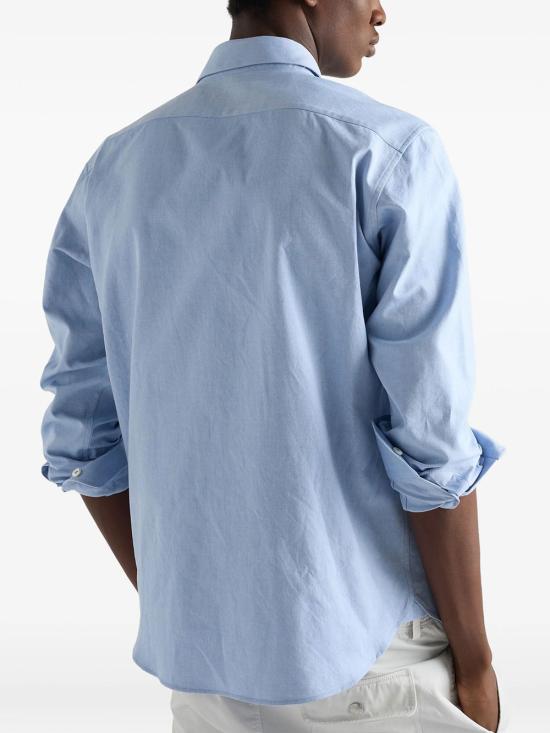26FW 프라다 긴팔 셔츠 UCN666SWMO1926 F0076 BLUE - PRADA