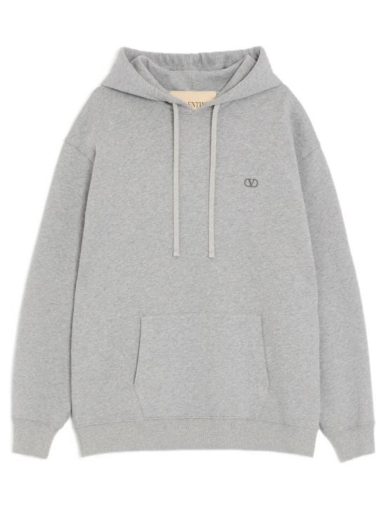 26FW 발렌티노 가라바니 후드 티셔츠 VMF30KBMN 80 GREY