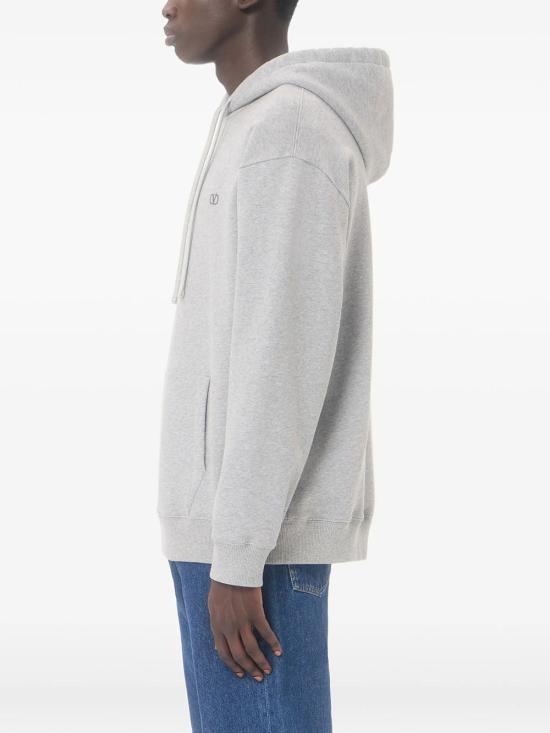 26FW 발렌티노 가라바니 후드 티셔츠 VMF30KBMN 80 GREY - VALENTINO GARAVANI