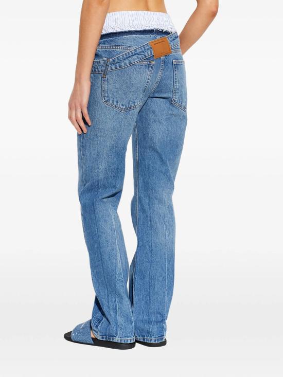 26FW 알렉산더 왕 데님 팬츠 4DC3264123 400C BLUE - ALEXANDER WANG
