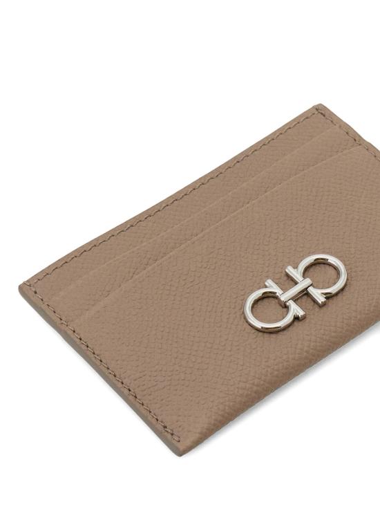 26FW 살바토레 페라가모 간치니 카드지갑 2200070795515 TAUPE GREY - SALVATORE FERRAGAMO