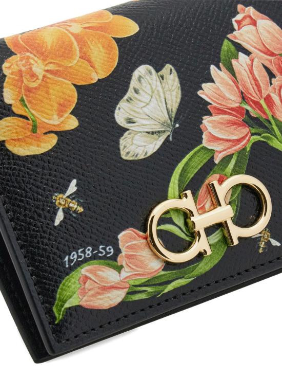 26FW 살바토레 페라가모 간치니 컴팩트 지갑 22D7800796065 NERO BLACK - SALVATORE FERRAGAMO