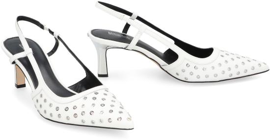 25SS 마이클 코어스 힐/펌프스 40R5ALMP3L085 White - MICHAEL KORS