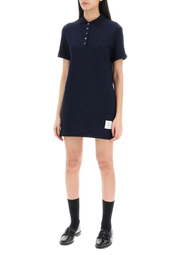  톰브라운 미디 원피스 FJD112AJ0133415 blue - THOM BROWNE