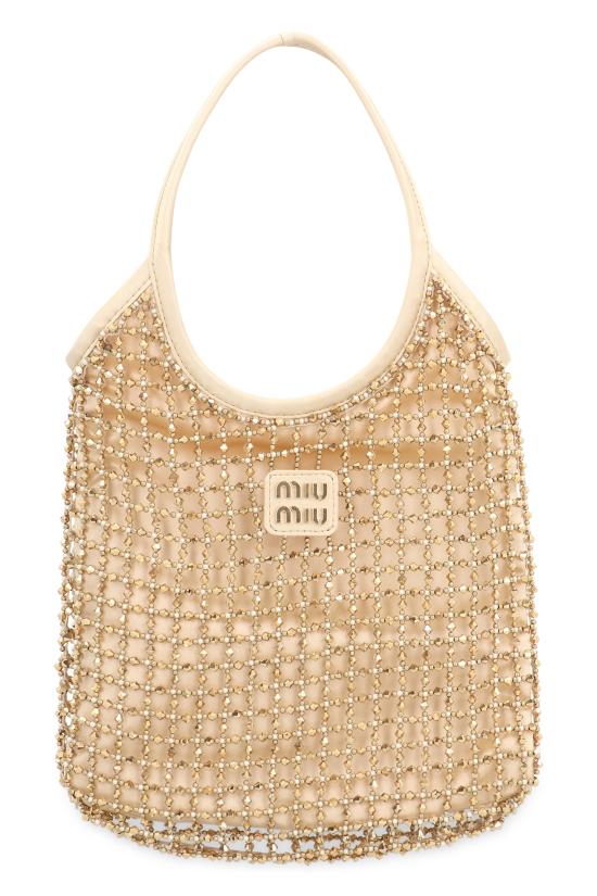 25SS 미우미우 토트백 5BA281VCWN2CUPF0522 Gold - MIU MIU