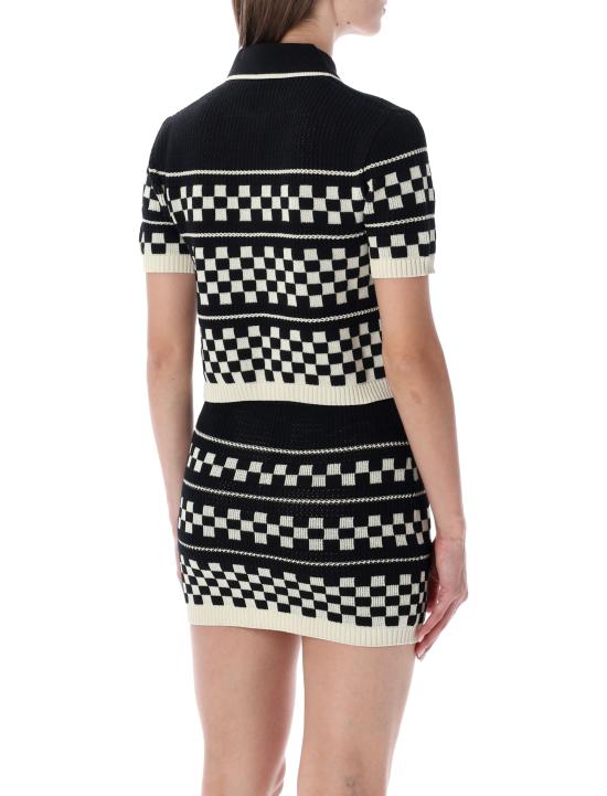 26SS 아미리 스웨터 AWTOKN1045 001 BLACK WHITE - AMIRI