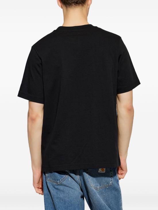 26FW 카사블랑카 반팔 티셔츠 MPF26JTS00119 BLACK - CASABLANCA