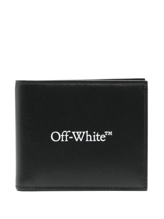 26SS 오프화이트 남성지갑 OMNC085C99LEA001 1001 BLACKWHITE