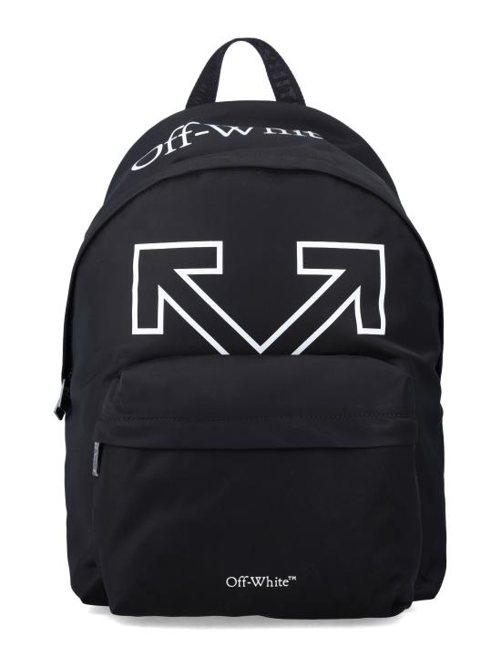 26SS 오프화이트 헤리티지 백팩 OMNB126C99FAB001 1001 BLACKWHITE