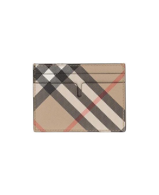 26FW 버버리 체크 카드 케이스 8091914 A2021 SAND - BURBERRY