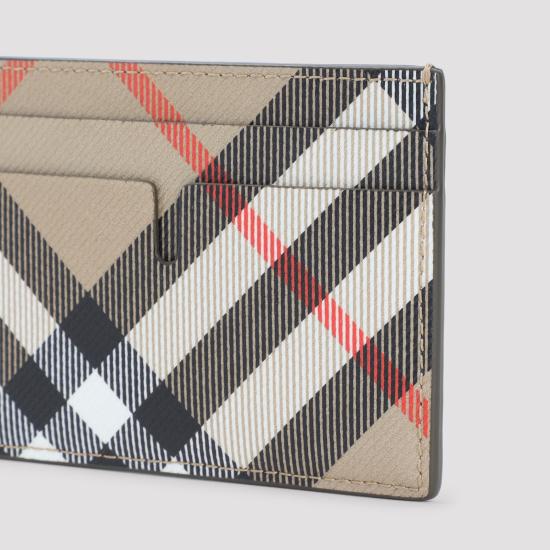 26FW 버버리 체크 카드 케이스 8091914 A2021 SAND - BURBERRY