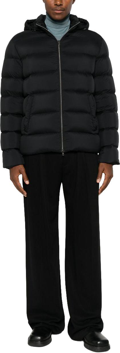 26FW 에르노 숏패딩 PI0016ULE12456Z9300 BLACK - HERNO