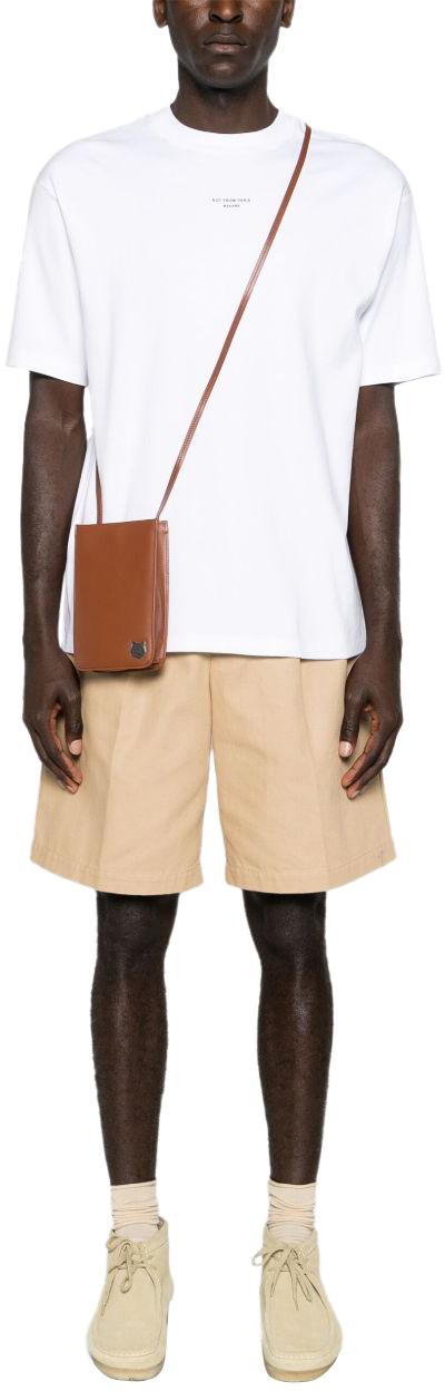 26SS 드롤드무슈 반팔 티셔츠 PERMTS202CO002OPW WHITE - DROLE DE MONSIEUR