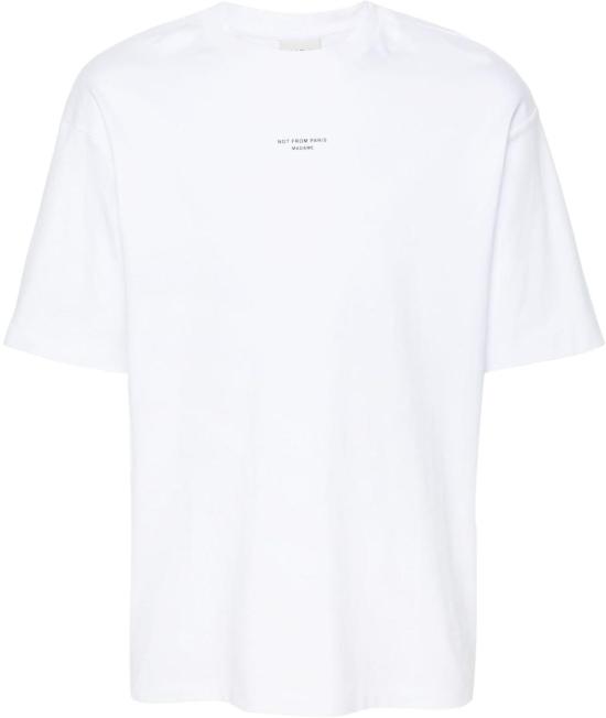 26SS 드롤드무슈 반팔 티셔츠 PERMTS202CO002OPW WHITE
