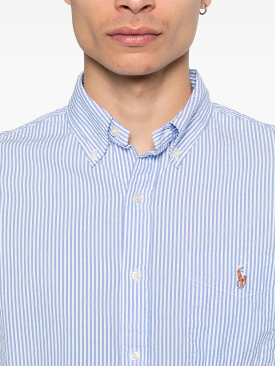 26SS 폴로 랄프로렌 스트라이프 반팔 셔츠 710B21346001 BLUE WHITE DOM - POLO RALPH LAUREN