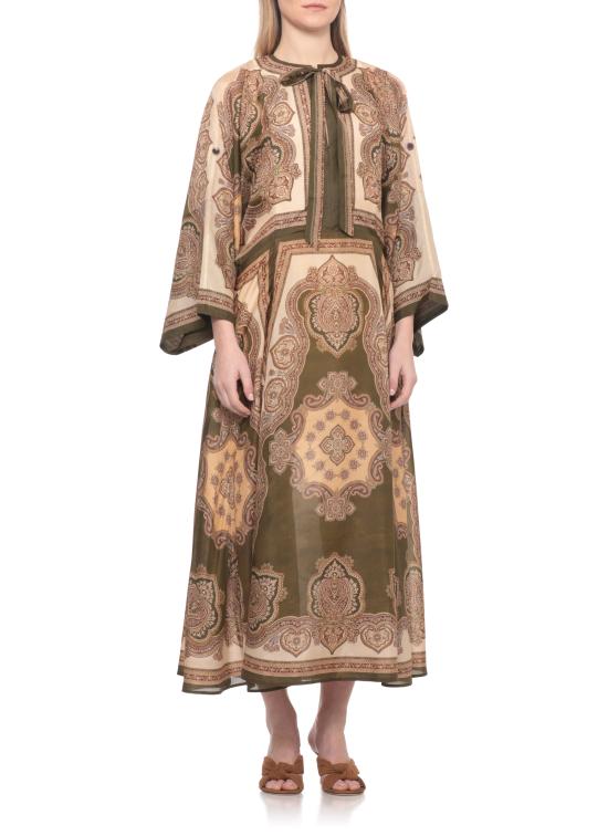 26FW 짐머만 롱 원피스 8270DSS263 OLP Green - ZIMMERMANN