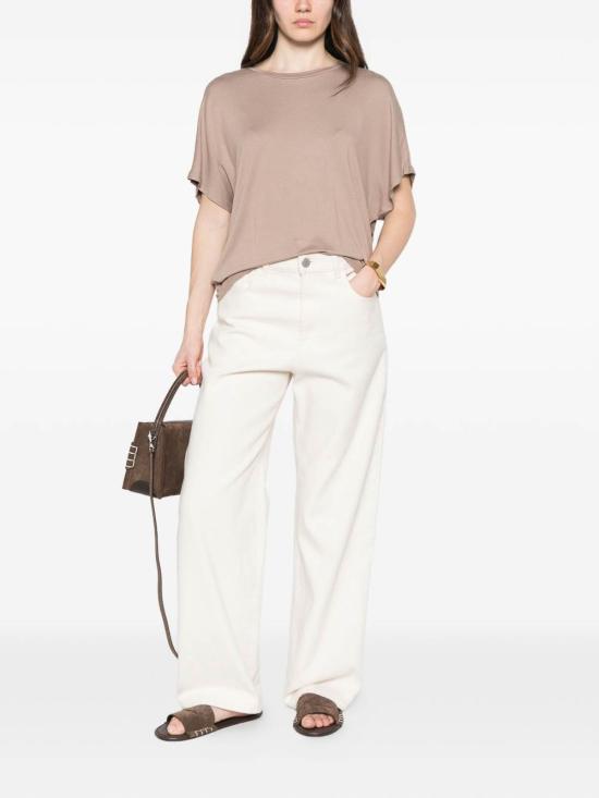 26SS 마제스틱필라쳐 반팔 티셔츠 E26M001FT11051076 Brown - MAJESTIC FILATURES