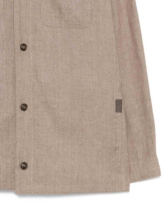 26SS 페이 긴팔 셔츠 NGM74520610WXGS405 Beige - FAY