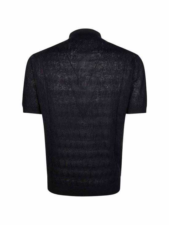 26SS 다니엘피에솔리 폴로 티셔츠 DF30850013 Black - DANIELE FIESOLI