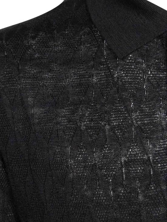26SS 다니엘피에솔리 폴로 티셔츠 DF30850013 Black - DANIELE FIESOLI