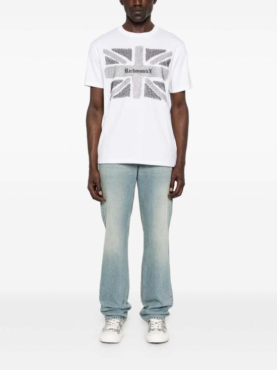 26SS 존 리치몬드 반팔 티셔츠 UMP26330TSCKYOUSSOUWHT White - JOHN RICHMOND